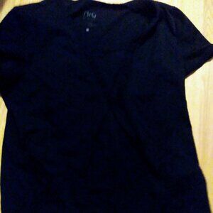 Women's Size large scrub top NRG black
